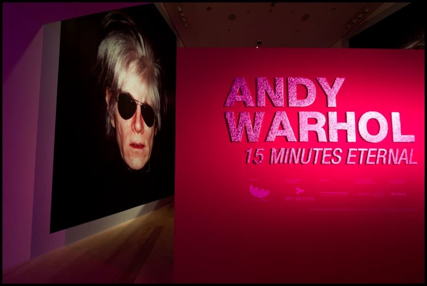 Andy Warhol: 15 Minutes Eternal Exhibits in Singapore
