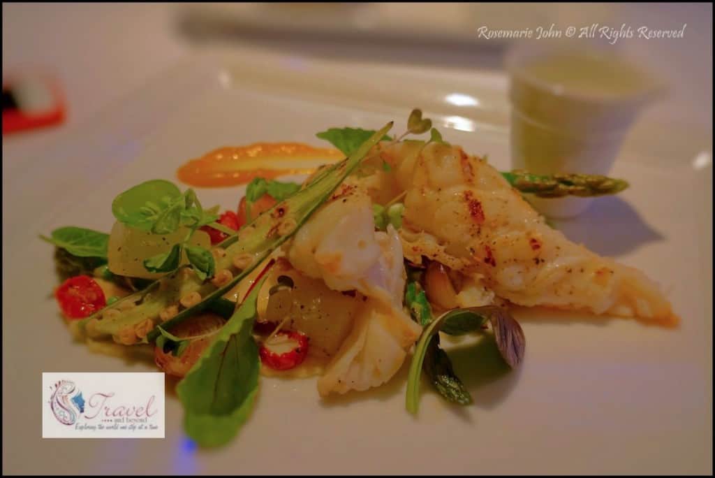 My lobster dish.... yummy!