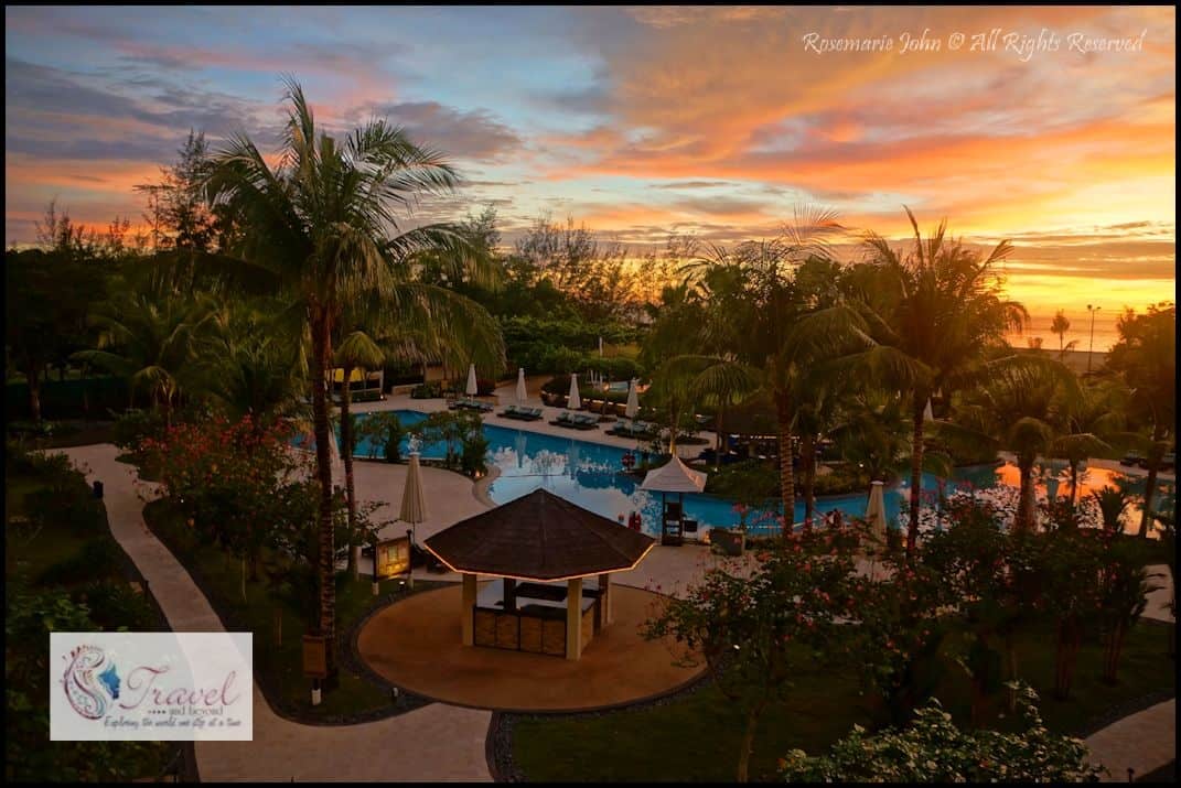 The exclusive pool for Ocean Wing guests