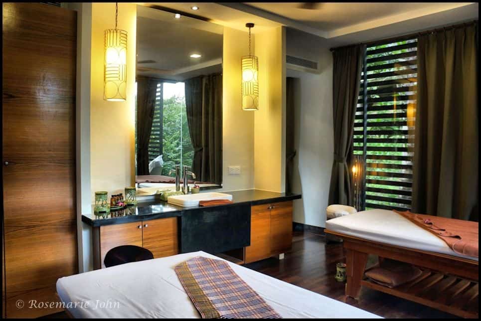 The private spa rooms.