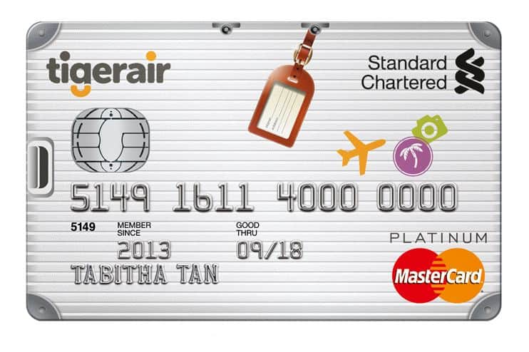 Standard Chartered Tigerair Platinum Card